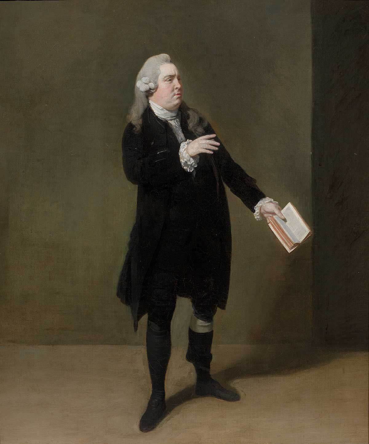 Johann Zoffany, Ritratto dell’attore David Ross, olio su tela, cm 75,8 x 63,2