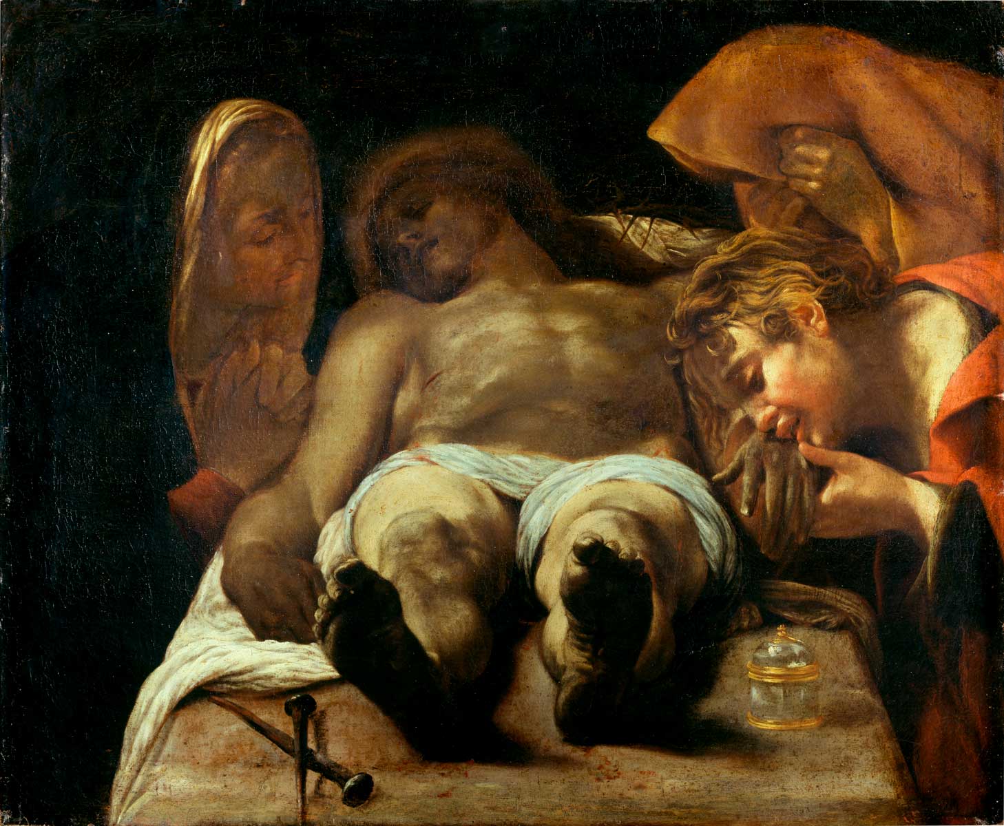 Orazio Borgianni, Compianto su Cristo morto, cm 73,8 x 90,3